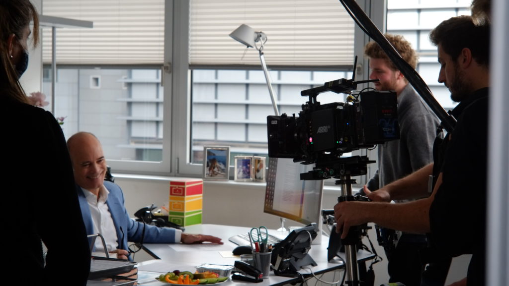 avesco beim Filmdreh