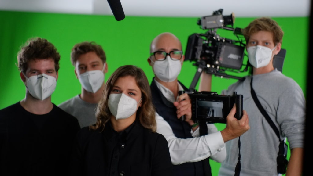 avesco beim Filmdreh