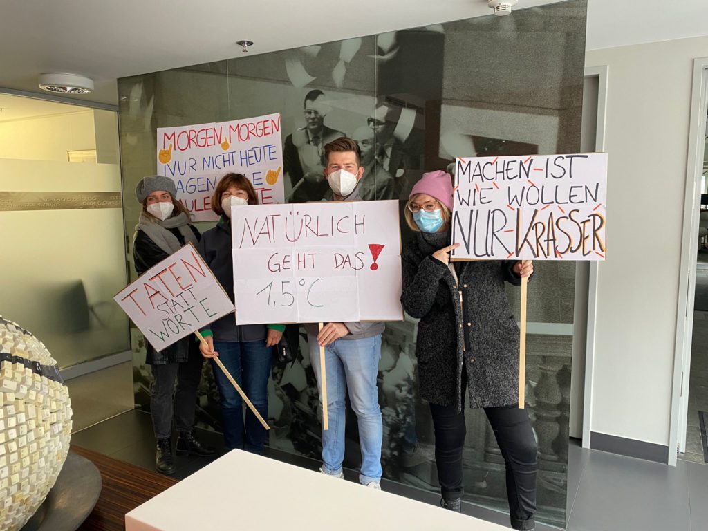 avesco beim Klimastreik in Berlin